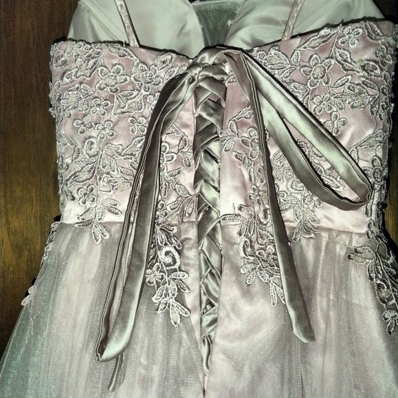 Dusty rose homecoming dress size 6 womens imported from china H.S.D - Picture 4 of 5